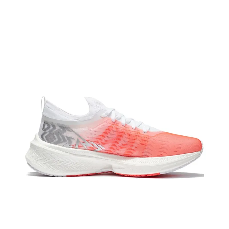 LINING Feidian Discovery Running Shoes Women's Low Top Neon Fruit Red/Standard White-1