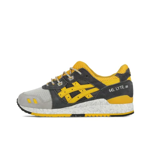 Asics Gel Lyte 3 Wear Resistant Low Top Running Shoes Unisex Yellow