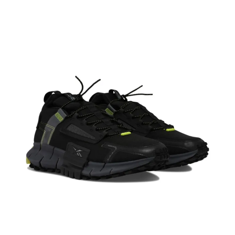 Reebok Zig Kinetica Edge 'Black Acid Yellow'-2