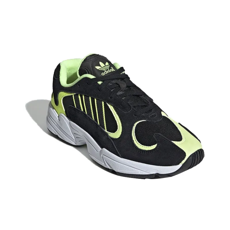 Adidas Yung 1 Core Black Hi Res Yellow-2