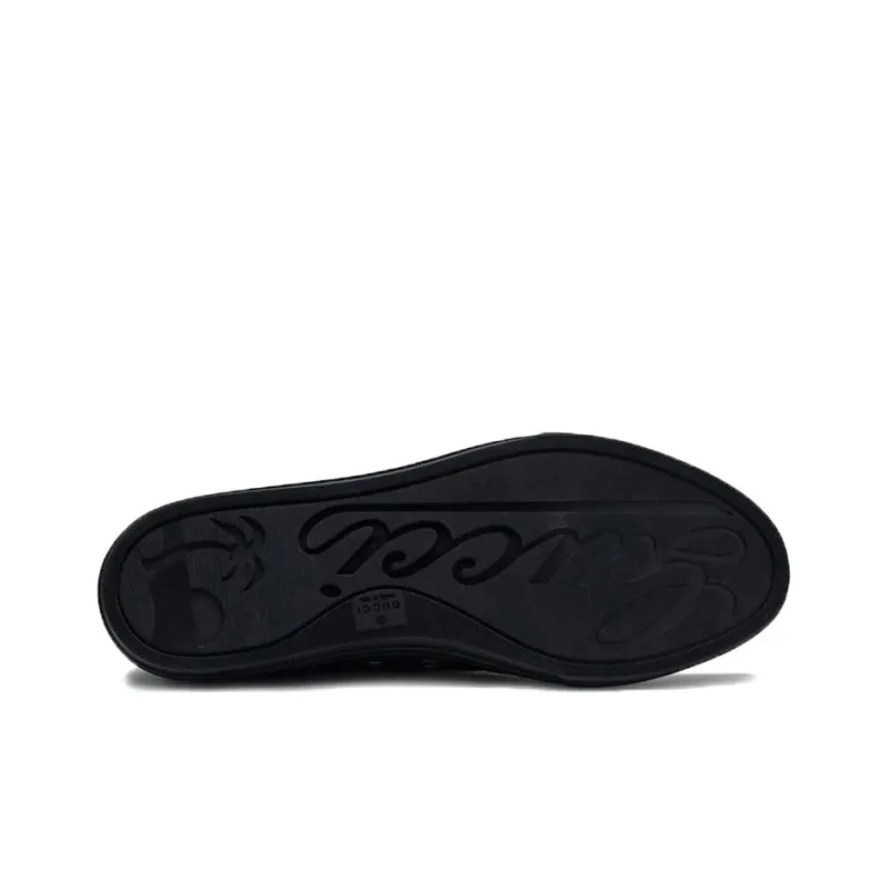 GUCCI GG Canvas Low Sneakers Grey Black-4