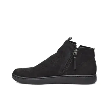 UGG Pismo Cowhide Zipper Skateboarding Shoes Black