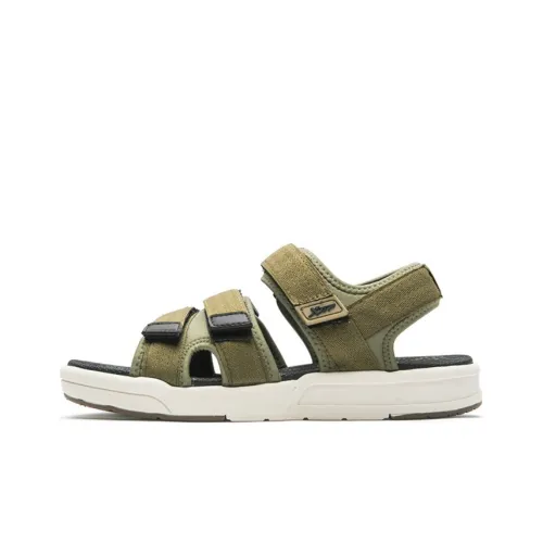 XTEP Beach Sandals Men Green/Black