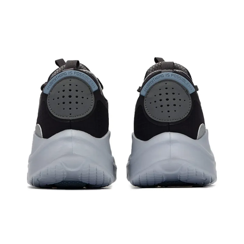 LiNing Apocalypse Apocalyptic Cushioning Rebound Low Top Running Shoes Men's Landmark Gray-2