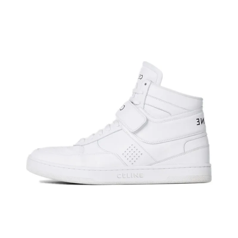 CELINE CT 03 High Top Skateboard Shoes Women's Neon White-0