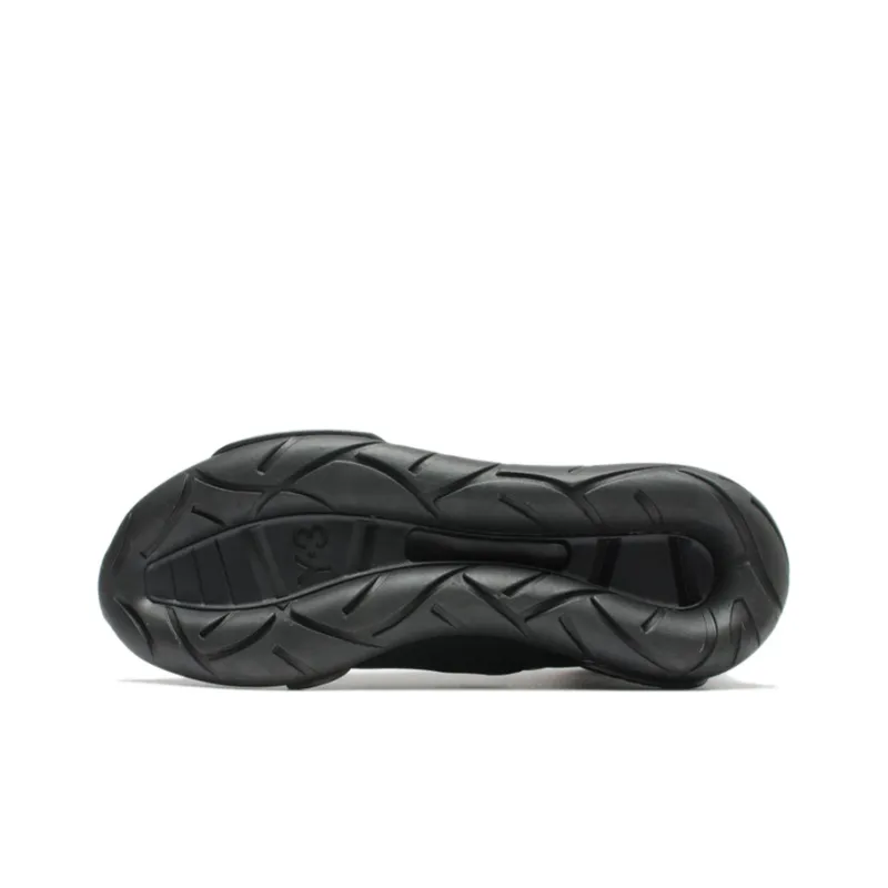 Y-3 Qasa Boot High-Top Stylish Skateboarding Shoes Unisex Black-4
