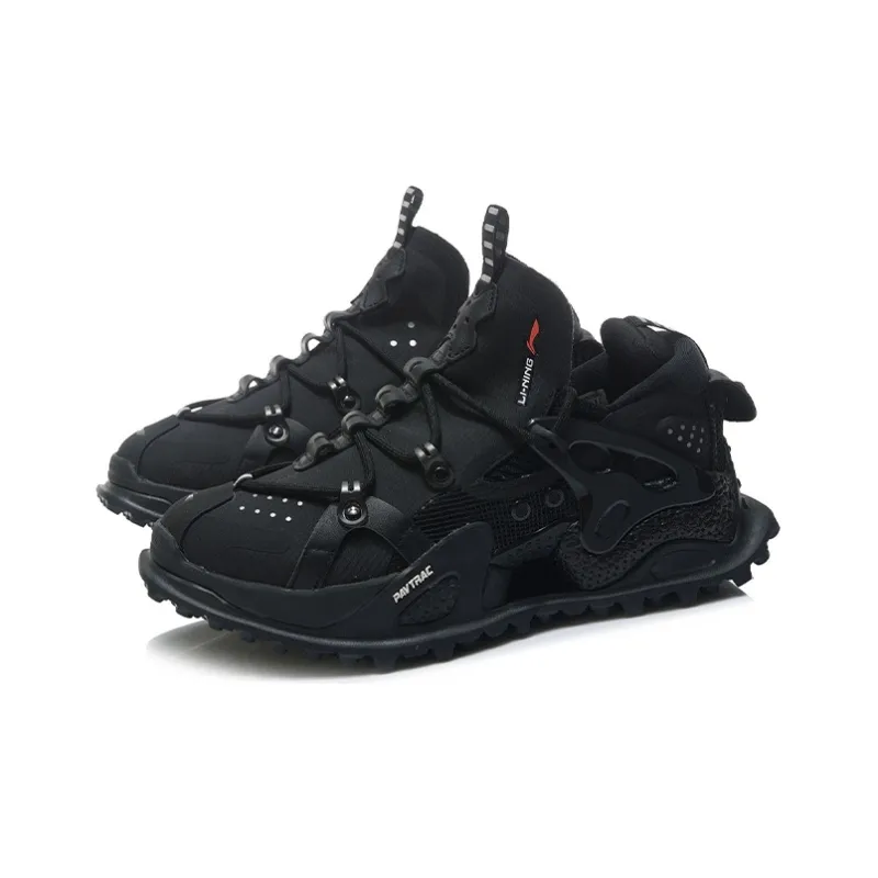 LiNing Pan Gu Chunky Sneakers Women's Low Top Black-2