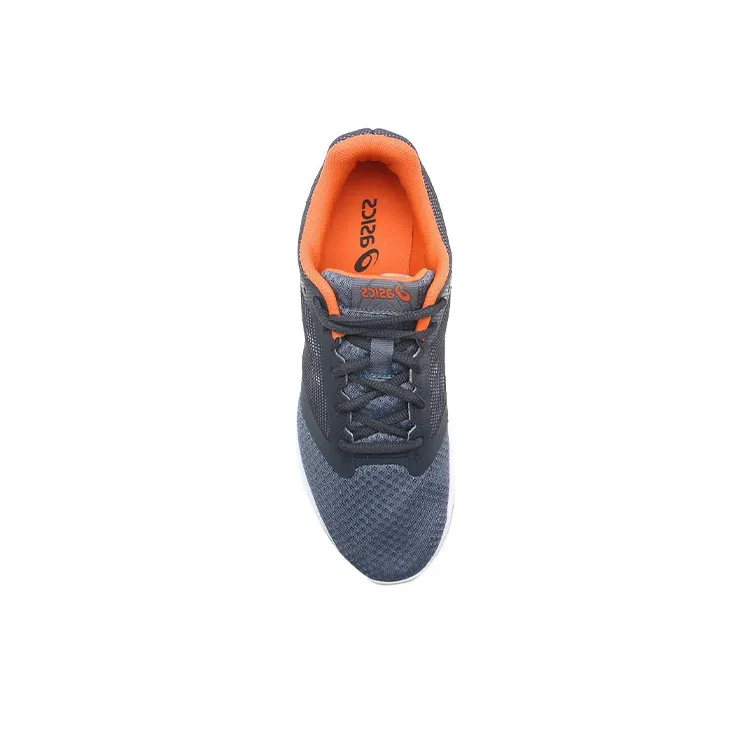 Asics Patriot 10 A Slip-Resistant Breathable Low-Top Running Shoes Men's Gray Orange-2