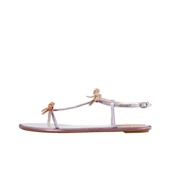 RENE CAOVILLA Caterina One Strap Sandals Women's Lavender