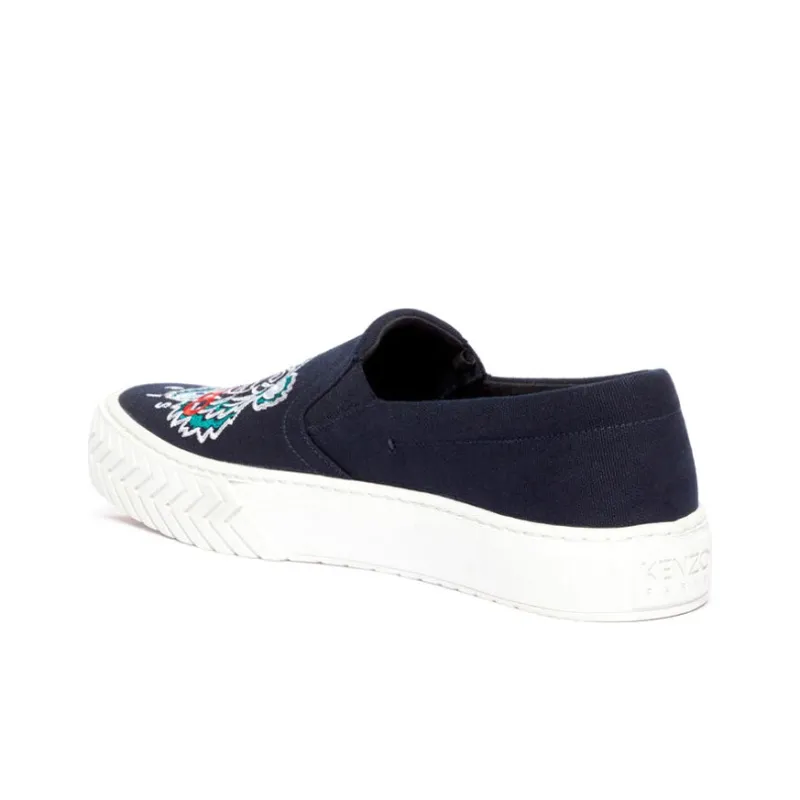 KENZO Tiger K Skate Low Top Stylish Skateboarding Shoes Men's Marine Blue-2