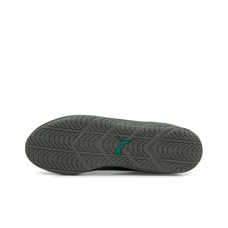 PUMA Mercedes F1 Ridge Cat Low-Top Running Shoes Men's Black Green-4