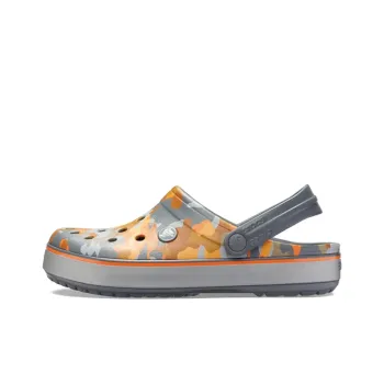 Crocs Crocband Printed Sandals Black Orange Camouflage 'Black Orange'