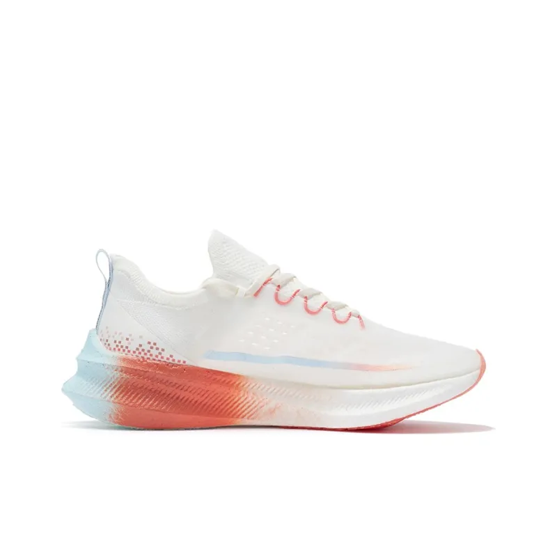 LiNing Feidian Challenger Abrasion Resistant Breathable Low Top Running Shoes Women's Ecru-1