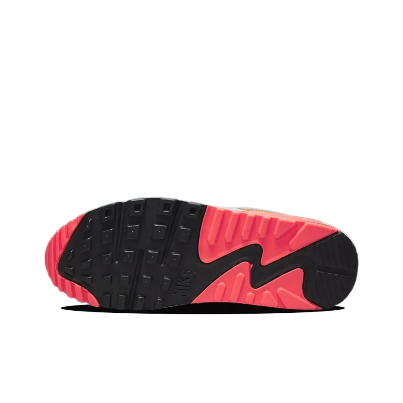 Nike Air Max 90 Grey Crimson Gold Women's-5