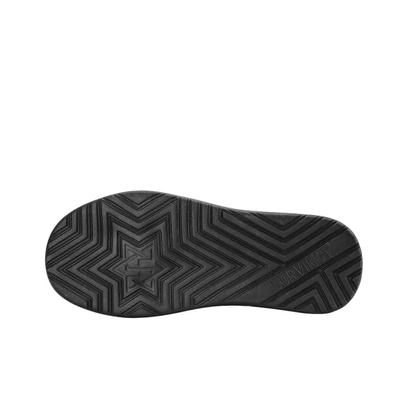 NORVINCY Stylish Skateboarding Shoes Unisex Black-4