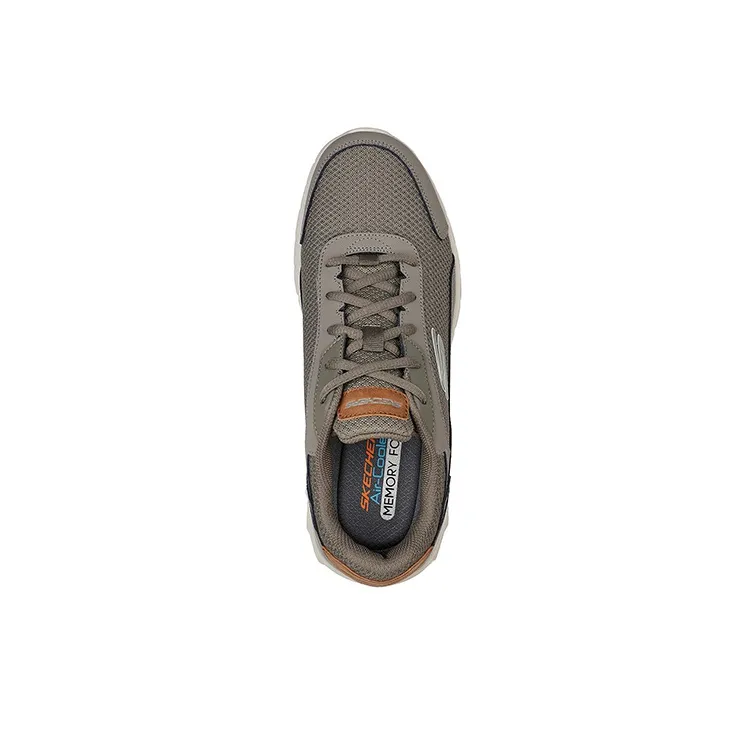 Skechers Overhaul 2.0 Enforcer Low Top Casual Shoes Men's Gray-3