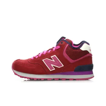 New Balance 574 Series Mid Retro Mid Top Pink/Red Women's