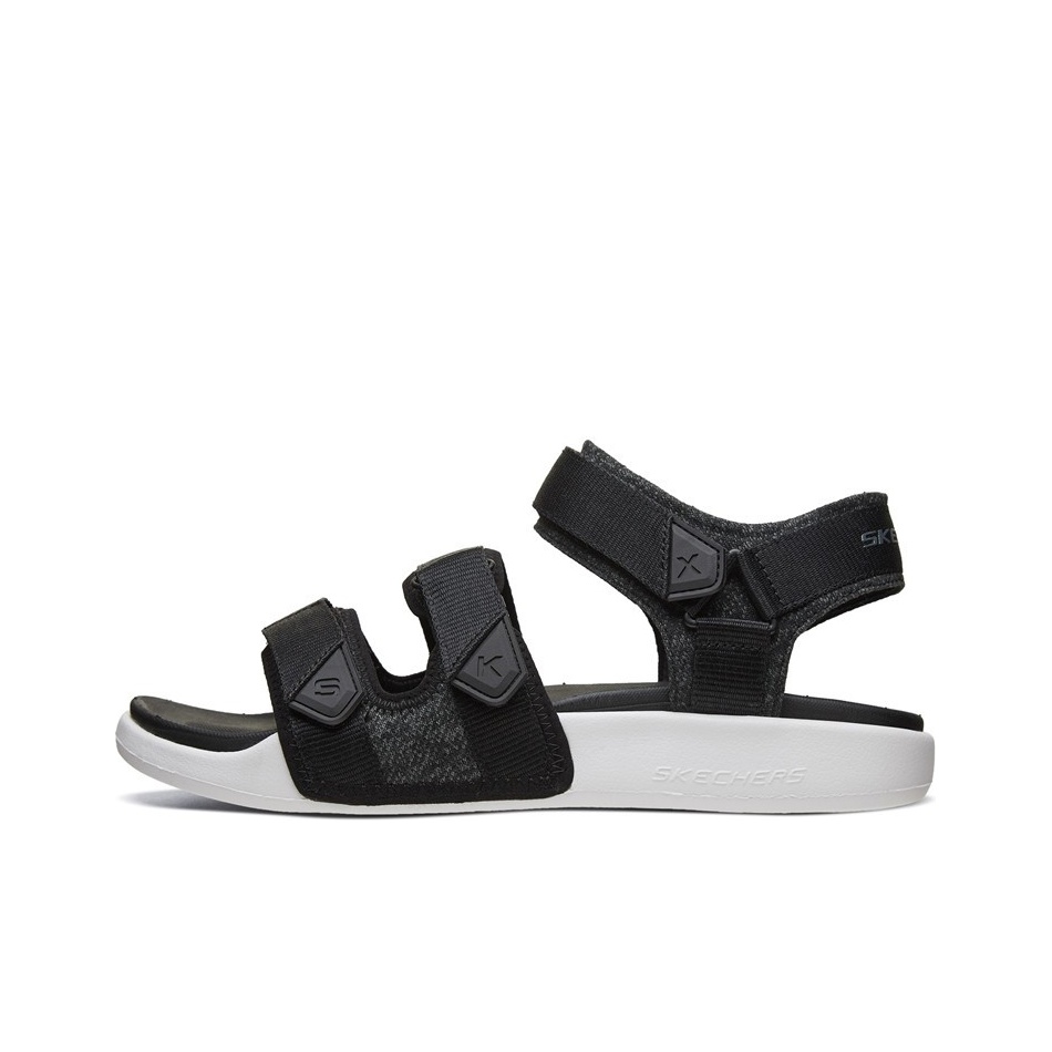 Skechers luxe foam sandals fashion black