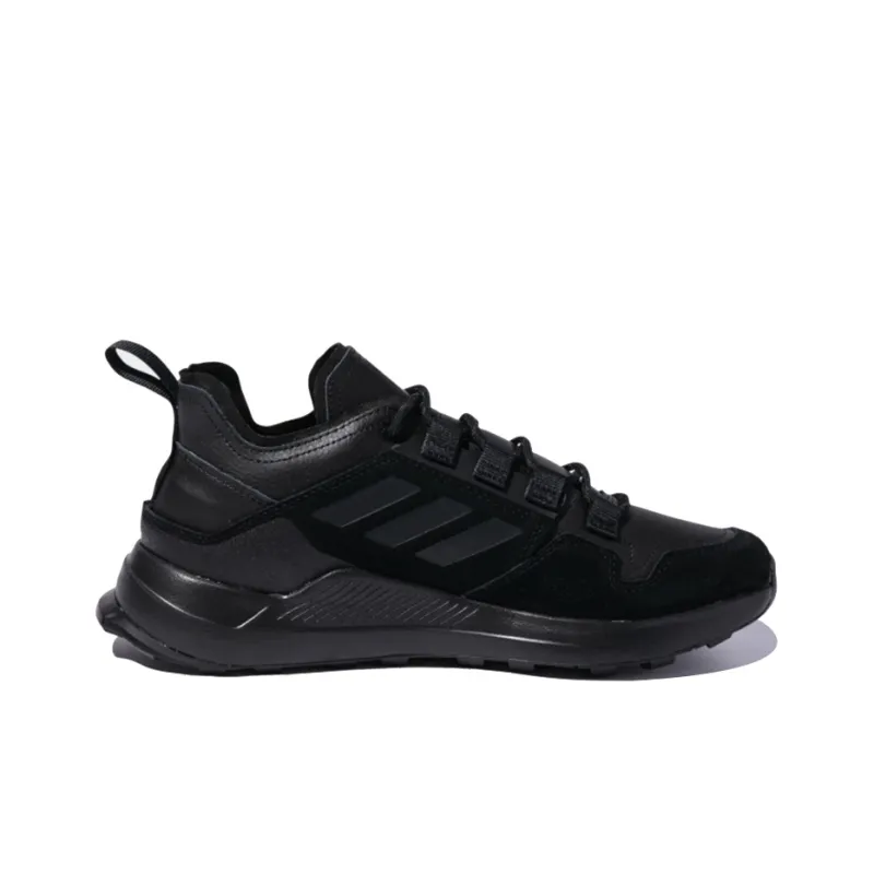 Terrex Hikster Adidas Leather Low 'Black Grey'-1
