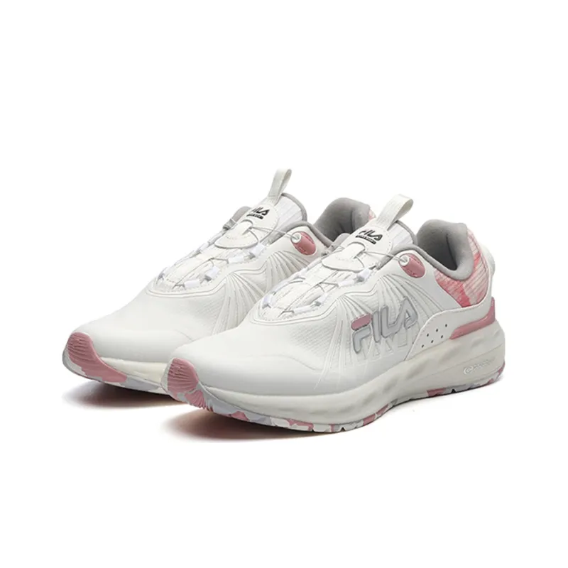 FILA Athletics Fleece Low Top 'White Pink' Women's-1