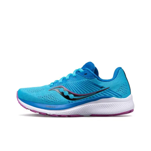 Saucony Guide 14 Running Shoes Women's Low-Top Blue/White/Black/Purple