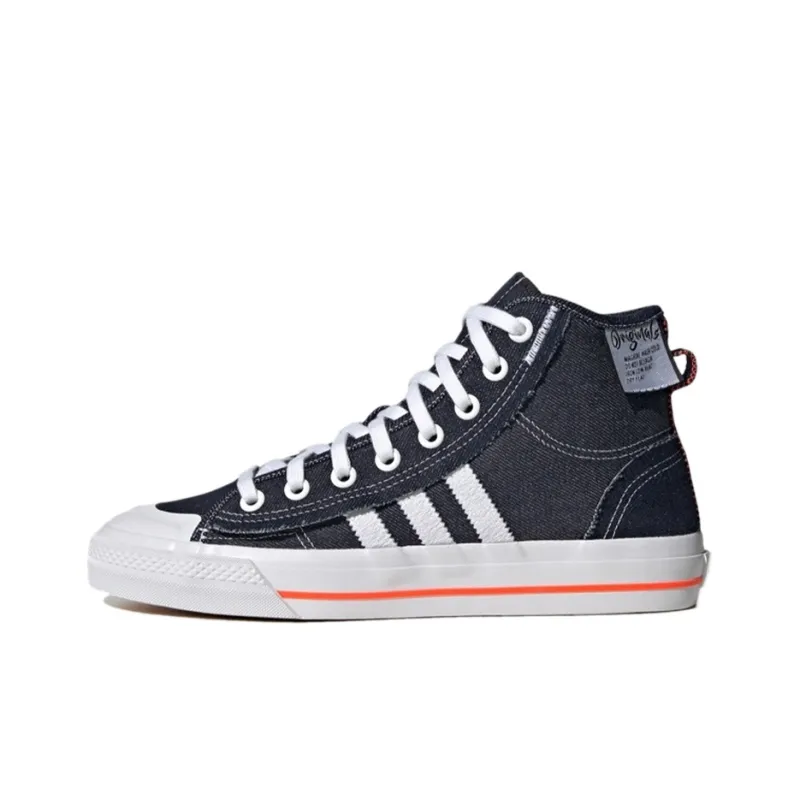 Adidas Nizza Hi Rf Navy Denim White-0