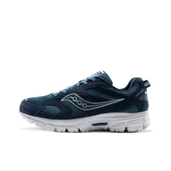 Saucony Cohesion 9 Low Top Running Shoes Men's Blue White
