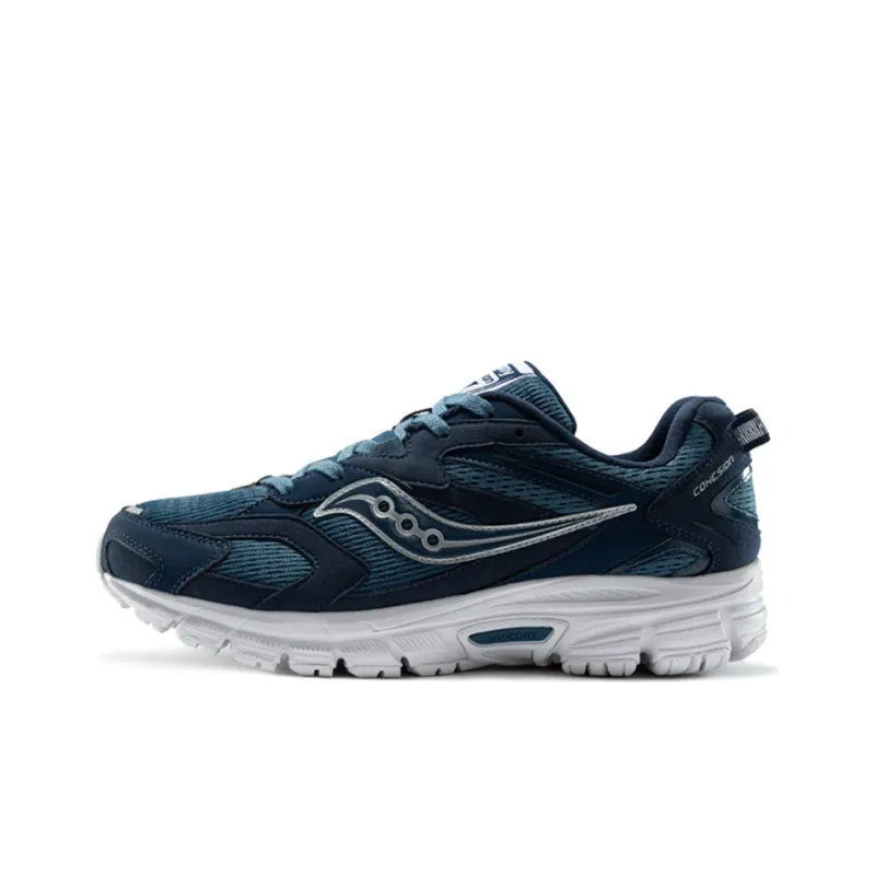 Saucony Cohesion 9 Low Top Running Shoes Men's Blue White-0