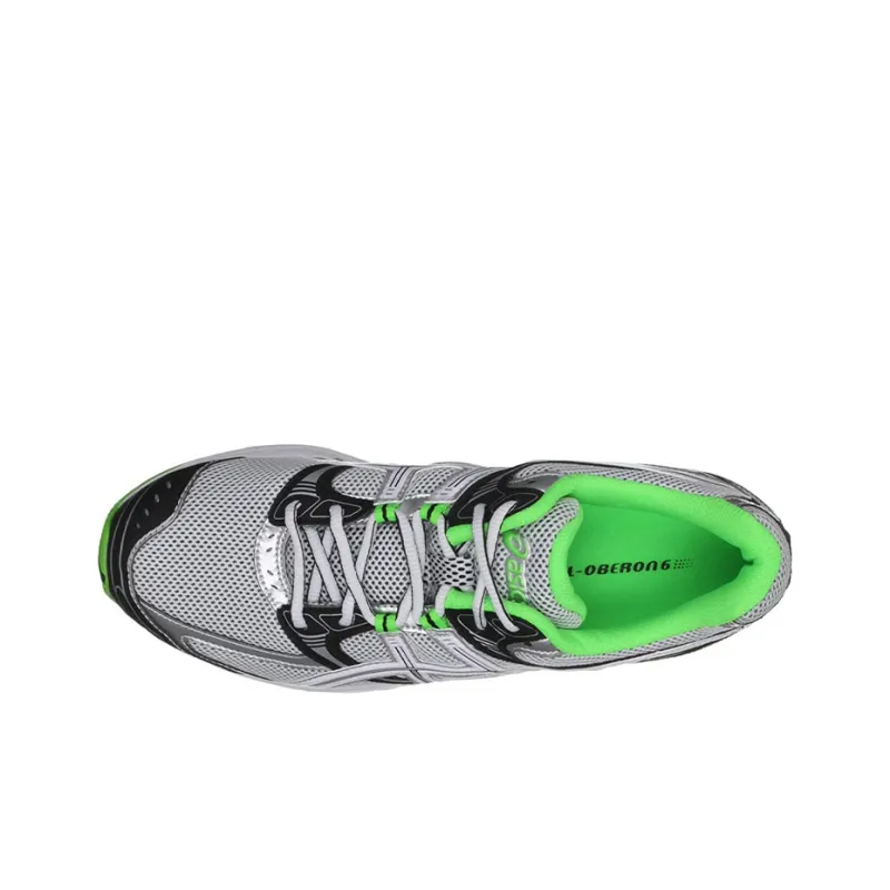 Asics Gel-Oberon Lightweight And Wear-resistant Low-Top Running Shoes Men's Silver Green-3