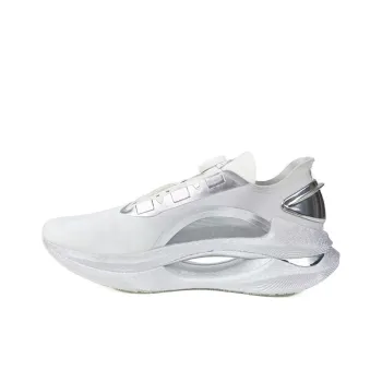HajimeSorayama x LiNing Jueying Low Top Running Shoes Women's Metallic Silver