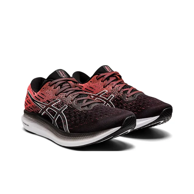 Asics EvoRide 2 Durable Breathable Low Top Running Shoes Women's Black Brick Red-2