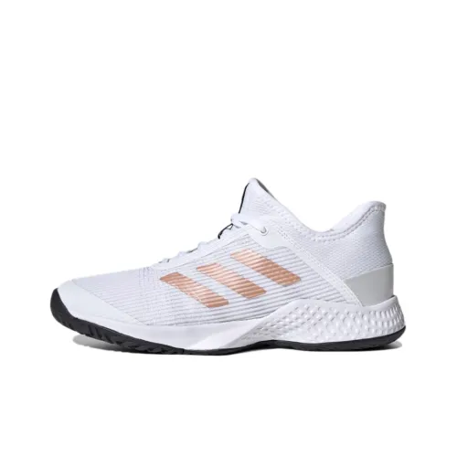 Adidas Adizero Tennis Shoes Women's Low-Top White/Gold