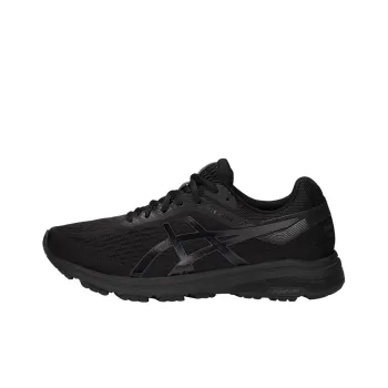 Asics GT-1000 7 Cushioning Anti-Slip And Wear-Resistant Mid-Top Running Shoes Men's Black 4E-Width