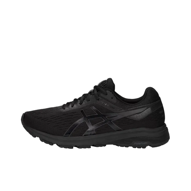 Asics GT-1000 7 Cushioning Anti-Slip And Wear-Resistant Mid-Top Running Shoes Men's Black 4E-Width-0