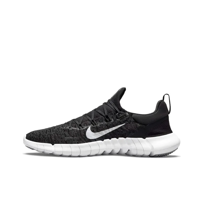 Nike Free Run 5.0 Black White Women's-0