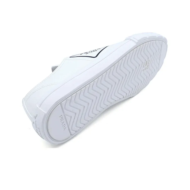 PRADA Skateboard Shoes Women's White-4