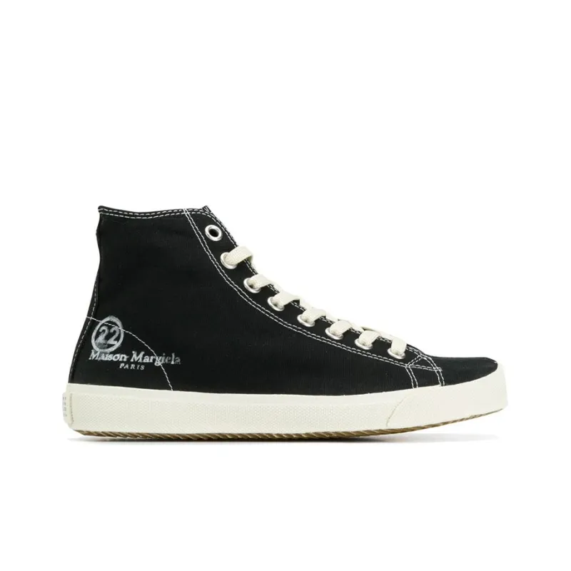 Maison Margiela Tabi High Top Stylish Skateboarding Shoes Women's Black-1