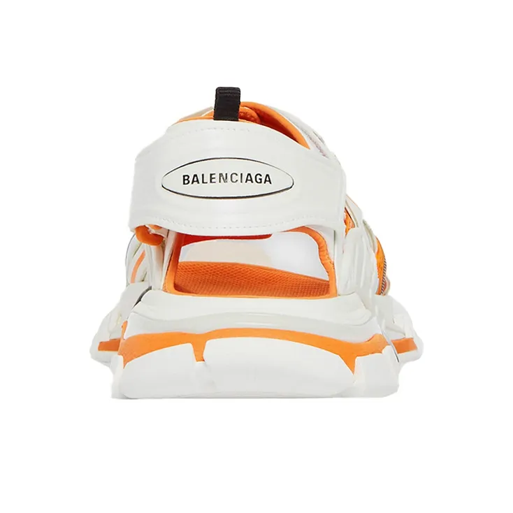 Balenciaga Track Sandal White Orange-4