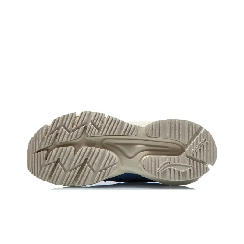LiNing Running Shoes Men's Navy-4