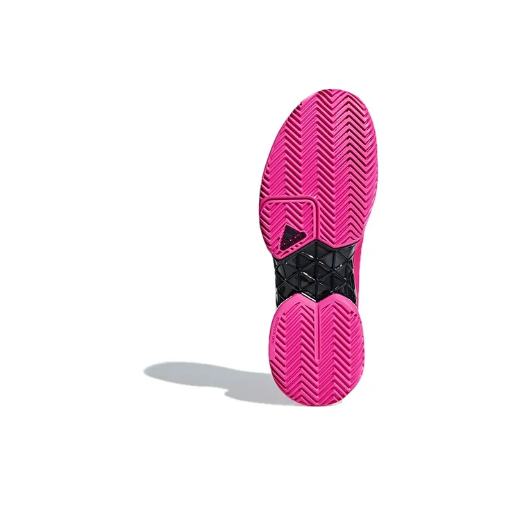 Adidas Barricade 2018 Boost Wear Resistant Low Top Tennis Shoes Men's Fuchsia-5