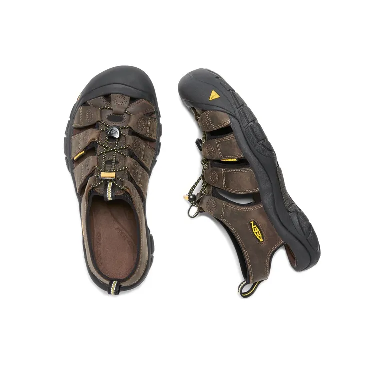 KEEN Newport Breathable And Wear resistant River Trekking Shoes Men's Bison Brown-4