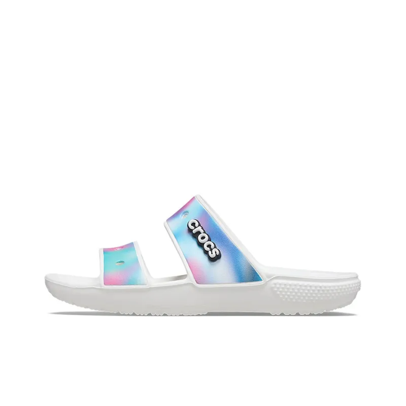 Crocs Classic Colorful Unisex Multi Color White Sandals-0
