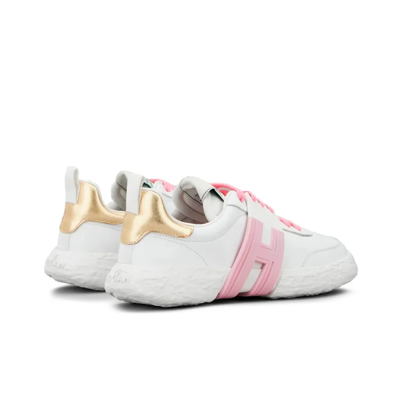 HOGAN Shock Absorbers With Slip Resistant And Abrasion Resistant Properties Low Top Casual Shoes Women's White-2