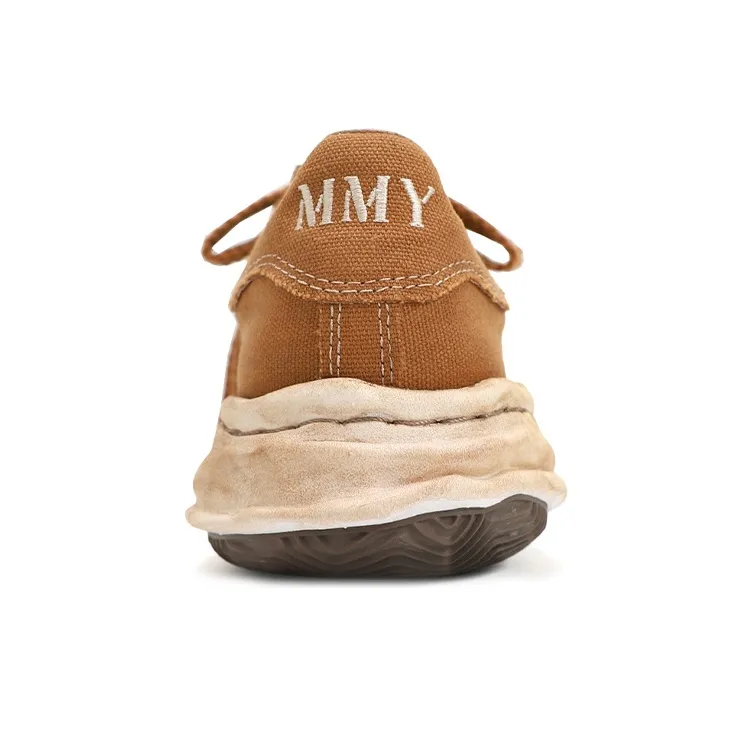 MIHARA YASUHIRO Blakey Dissolve Shoes Low Top Stylish Skateboarding Shoes Men's Brown Vintage Version-4