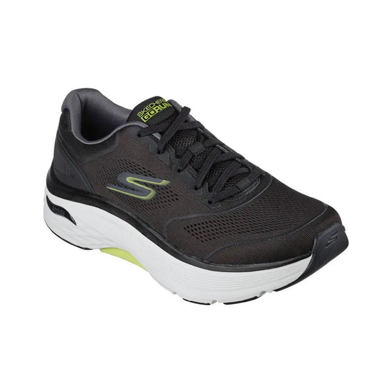 Skechers Go Run Max Cushioning Arch Fit 'Black Lime'-2