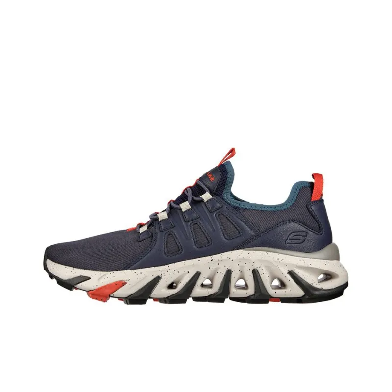 Skechers Relaxed Fit Flex Conway - Osley Cushioning Anti-Slip And Wear-Resistant Low-Top Casual Shoes Men's Marine Blue-0