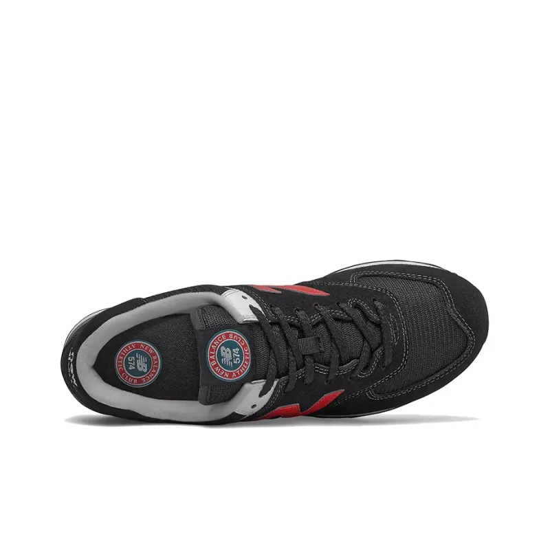 New Balance 574 Black Red White-2