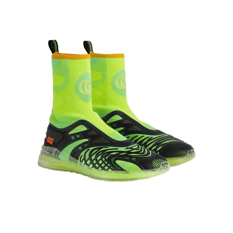 GUCCI Ultrapace R Mid 'Neon Green Black'-1