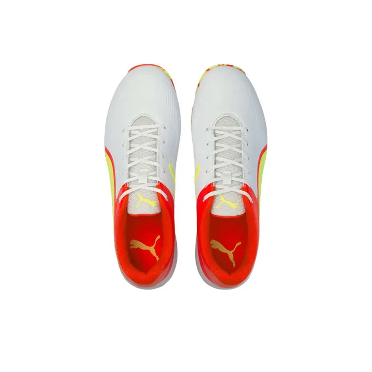 One8 x PUMA One8 Virat Kohli Cushioning Slip-Resistant Balance Low-Top Running Shoes Men's White Red Yellow-2