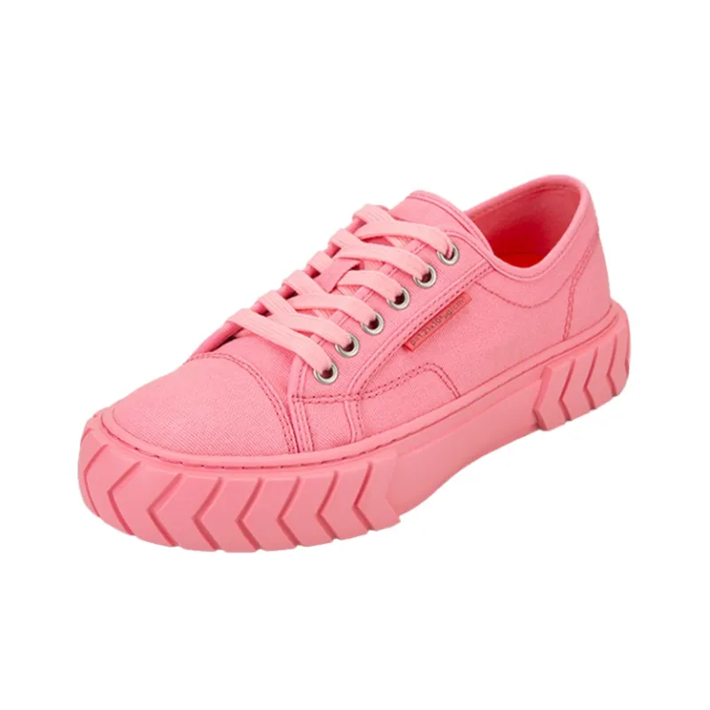 Both Canvas Shoes Women's Low Top Pink-2